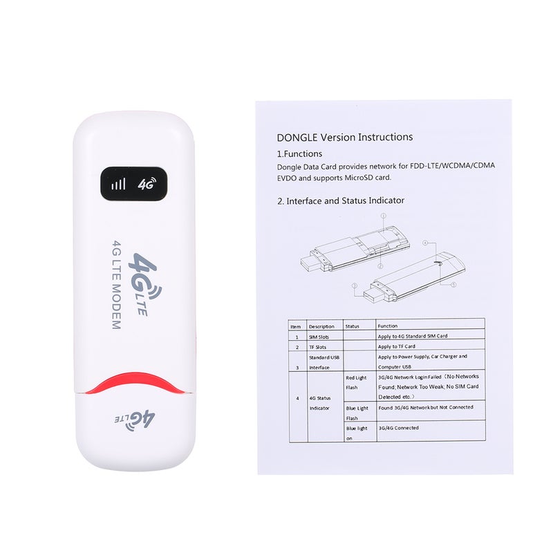 راوتر واي فاي مودم صغير بمنفذ USB أبيض - Image 2